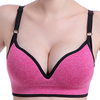 Sexy Deep V Seamless Adjustable Strap Breathable Yoga Sports Bras