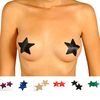 Sexy Disposable Nipple Five-Pointed Star Multi Color Breathable Breast Stickers