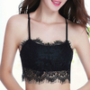 Sexy Eyelash Lace Camisole Hollow Raw Cut Breathable Bando Bras