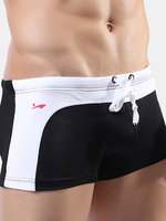 Sexy Fashion Beach Swimming Breathable Mixed Color Boxers Trunks for Men
