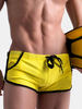 Sexy Fashion Beach Swimming Breathable Solid Color Boxers Trunks for Men