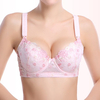 Sexy Front Button Breathable Gather Push Up Underwire Nursing Bras
