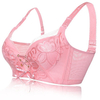 Sexy Front Lacing Gather Wireless Unlined Adjustable Bra