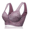 Sexy Front Zipper Wireless Breathable Sports Bras Embroidery Thin Yoga Bra