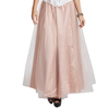Sexy Gauze Two-layer High Waist Corset Dress A-line Bustiers Dress For Women