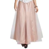 Sexy Gauze Two-layer High Waist Corset Dress A-line Bustiers Dress For Women