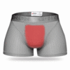 Sexy Ice Silk Mesh Breathable Magnetotherapy Healthcare Boxer For Men