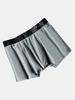 Sexy Ice Silk Semless Super Thin Solid Color Breathable Boxer Underwear for Men