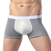 Sexy Ice Silk Super Thin Breathable U Convex Boxer Underwear for Men
