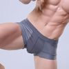 Sexy Ice Silk Underwear Mesh Hollows Breathable U Convex Pouch Boxer Briefs for Men