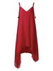 Sexy Irregular Loose Backless Cami V-neck Maxi Dress For Women