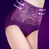 Sexy Lace Breathable Abdomen Control High Waist Panties For Women