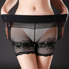 Sexy Lace Breathable See Though Ice Silk Anti Exposure Perspective Panties