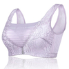 Sexy Lace Embroidery Breathable Mesh Bras Push Up Underwire Bra