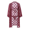 Sexy Lace Embroidery Hollow Out Halter 3 Pcs Cover Up Temptation Nightwear