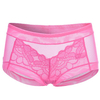 Sexy Lace Embroidery Seamless Net Yarn Transparent Breathable Panties For Women