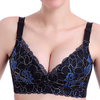 Sexy Lace Embroidery Wireless Gather Adjustable No Padding Bras