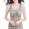 Sexy Lace Hem Wireless Vest Bras Comfortable Floral Tank Top Bra