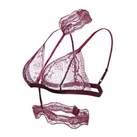 Sexy Lace Hollow Out Wireless Embroidered Breathable Bralettes