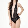 Sexy Lace Mesh Halter Teddies See Through Temptation Nightdress For Women