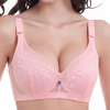 Sexy Lace Push Up Lightly Lined Gather Adjustable Bras