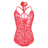 Sexy Lace Teddies Criss-cross Back Transparent Seamfree For Women