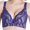 Sexy Lace-trim Deep Plunge Soft Wireless Breathable Bras