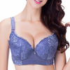 Sexy Lace-trim Embroidered Underwire Push Up Gather Thin Bras