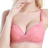 Sexy Lace-trim Training Seamless Wireless Ultra Thin Silk Bras