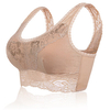 Sexy Lace-trim Wireless Soft Breathable Massage Padding Yoga Vest Bras