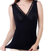 Sexy Lace V Neck Seamless Vest Shapewear Abdomen Control Shapewear For Women