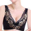 Sexy Low Cut Breathable Embroidery Push Up Underwire Bras