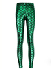 Sexy Mermaid Scales Printed Stretch Women Leggings Pants