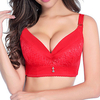 Sexy Mesh Deep V Adjustable Bras Push Up Gather Underwire Bra