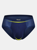 Sexy Mesh Super Breathable Thin Mid Rise U Convex Briefs for Men