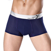 Sexy Mesh Underwear Modal Ice Silk Breathable U Convex Pouch Quickly Dry Boxers for Men