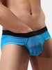 Sexy Mesh Underwears Soft Breathable Low Waist U Convex Pouch Briefs for Men