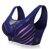 Sexy Mesh Wireless Full Coverage U Shape Back Rhinestone Bras