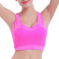 Sexy No Rims Shockproof Seamless Sports Bras Gather Quick-dry Running Bra