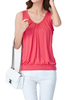 Sexy O-neck Solid Color Tank Tops For Women