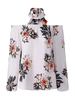 Sexy Off-shoulder Floral Print Loose Long Sleeve Blouse For Women