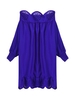 Sexy Off-shoulder Hollow 3/4 Sleeve Women Mini Dress
