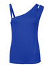 Sexy Off Shoulder Pure Color Strap Tank Tops For Women