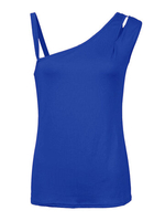 Sexy Off Shoulder Pure Color Strap Tank Tops For Women