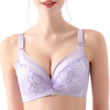 Sexy Push Up Breathable Mesh Gather Embroidered Bras