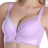 Sexy Push Up Lace-trim Lightly Lined Breathable Gather Bras