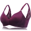 Sexy Seamfree Breathable Wireless Gather Full Coverage Lace Back Bras