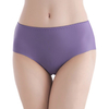 Sexy Seamfree Ice Silk Breathable Soft Panties Low Rise Underwear For Women