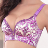 Sexy Seamfree Plunge Wireless Soft Breathable Printing Bras