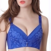 Sexy Seamless Embroidery Mesh Deep V Bralette Comfort Wire Free Gather Bras